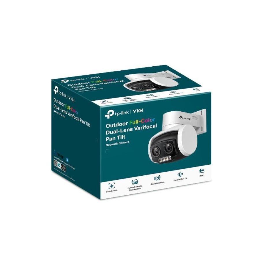TP-Link VIGI C540V 4MP Outdoor Full-Color Dual-Lens PTZ Network Camera Smart Detection Two-Way Audio