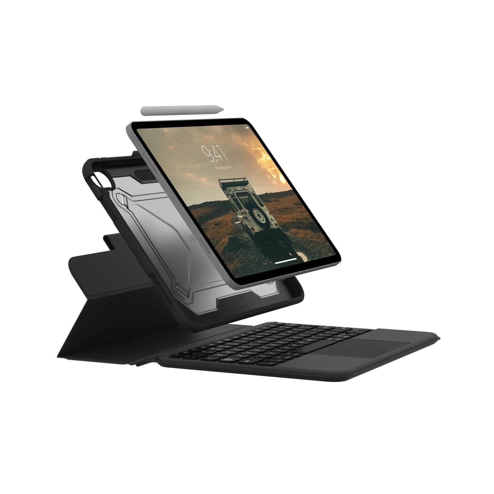 UAG Apple iPad 11" A16 11th/10th Gen Bluetooth Keyboard Case with Trackpad Black/Ash