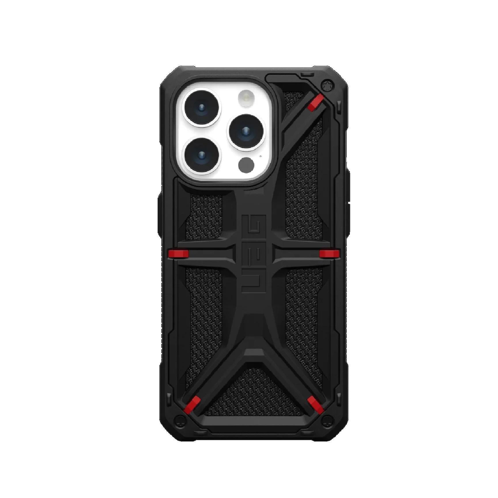 UAG Monarch Kevlar iPhone 15 Pro 6.1" Rugged Case Black