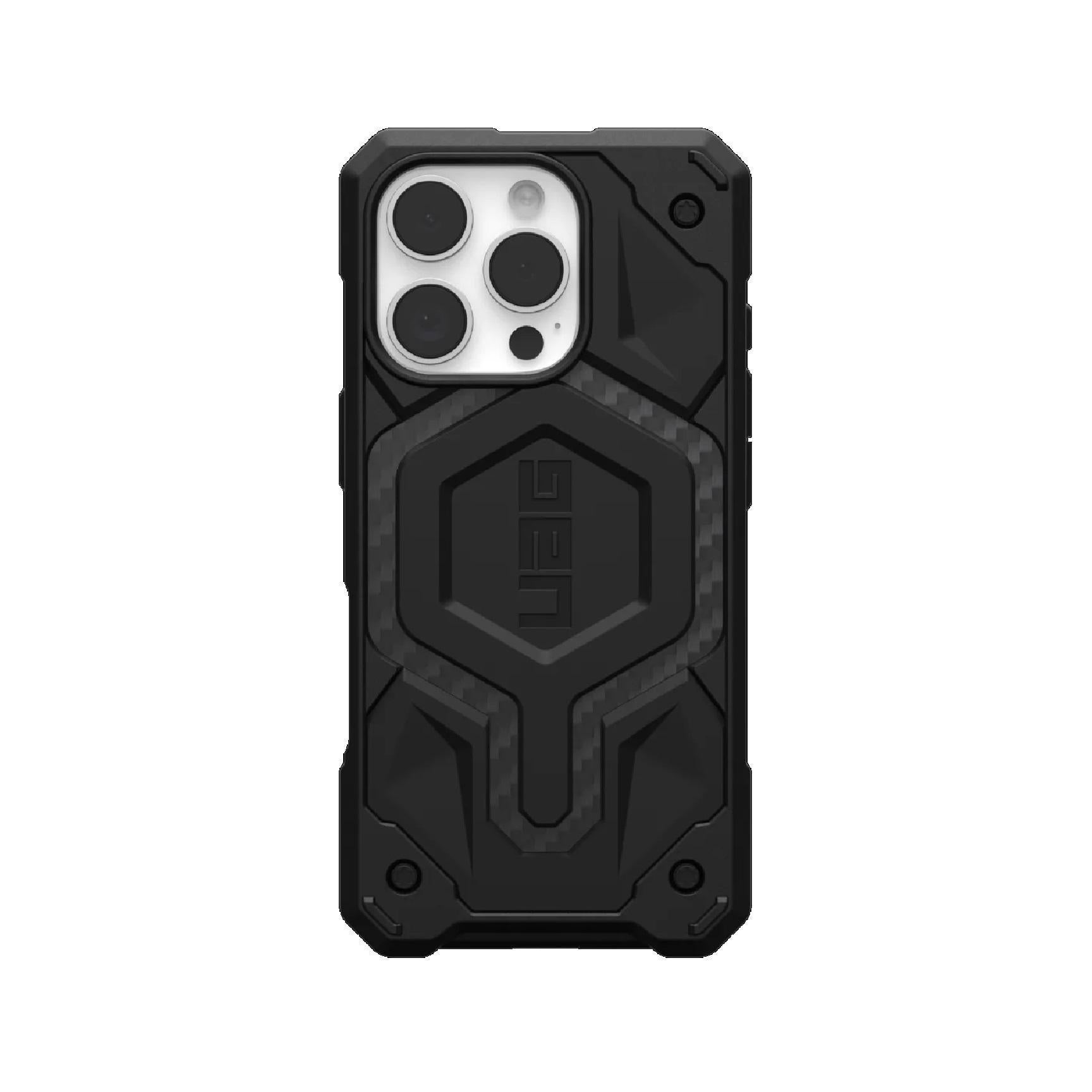UAG Monarch Pro MagSafe Apple iPhone 16 Pro 6.3" Rugged Case Carbon Fiber
