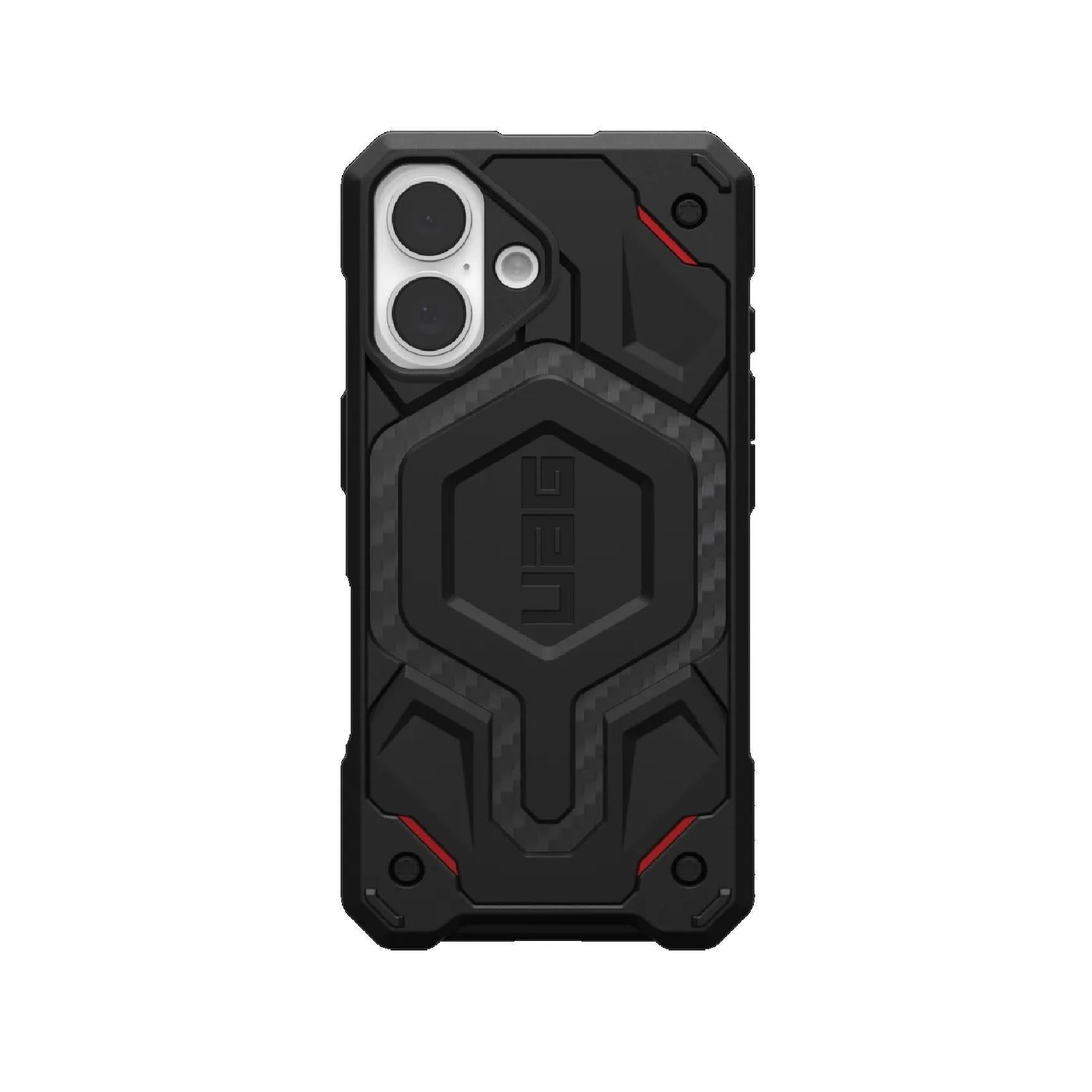 UAG Monarch Pro MagSafe Kevlar iPhone 16 6.1" Rugged Case Black