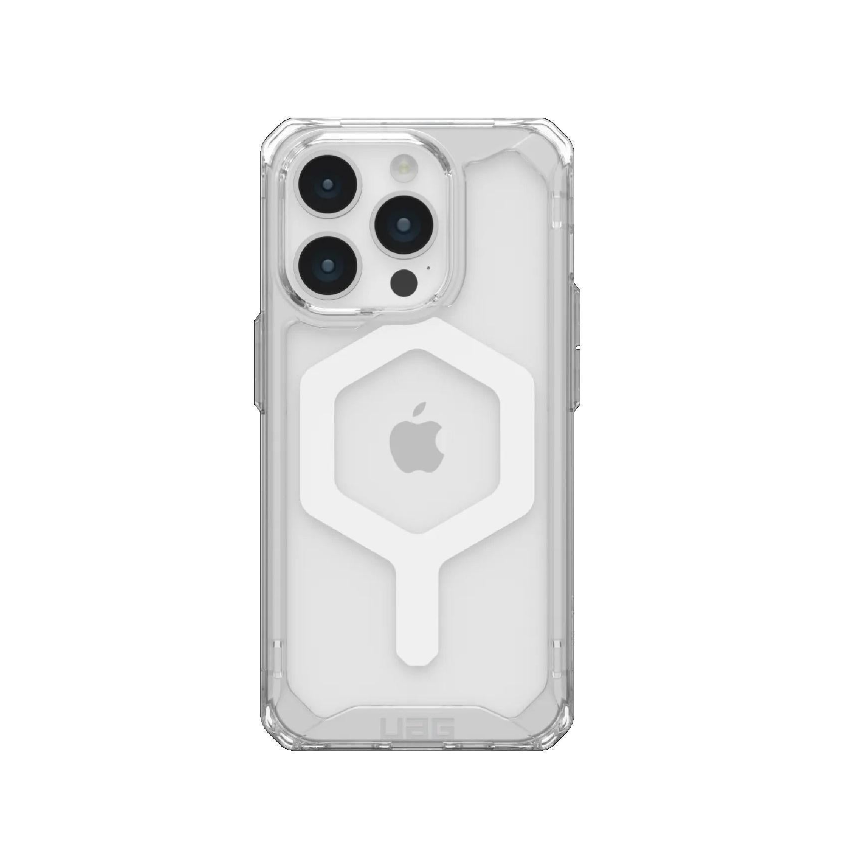 UAG Plyo MagSafe Apple iPhone 15 Pro 6.1" Rugged Case Ice/White