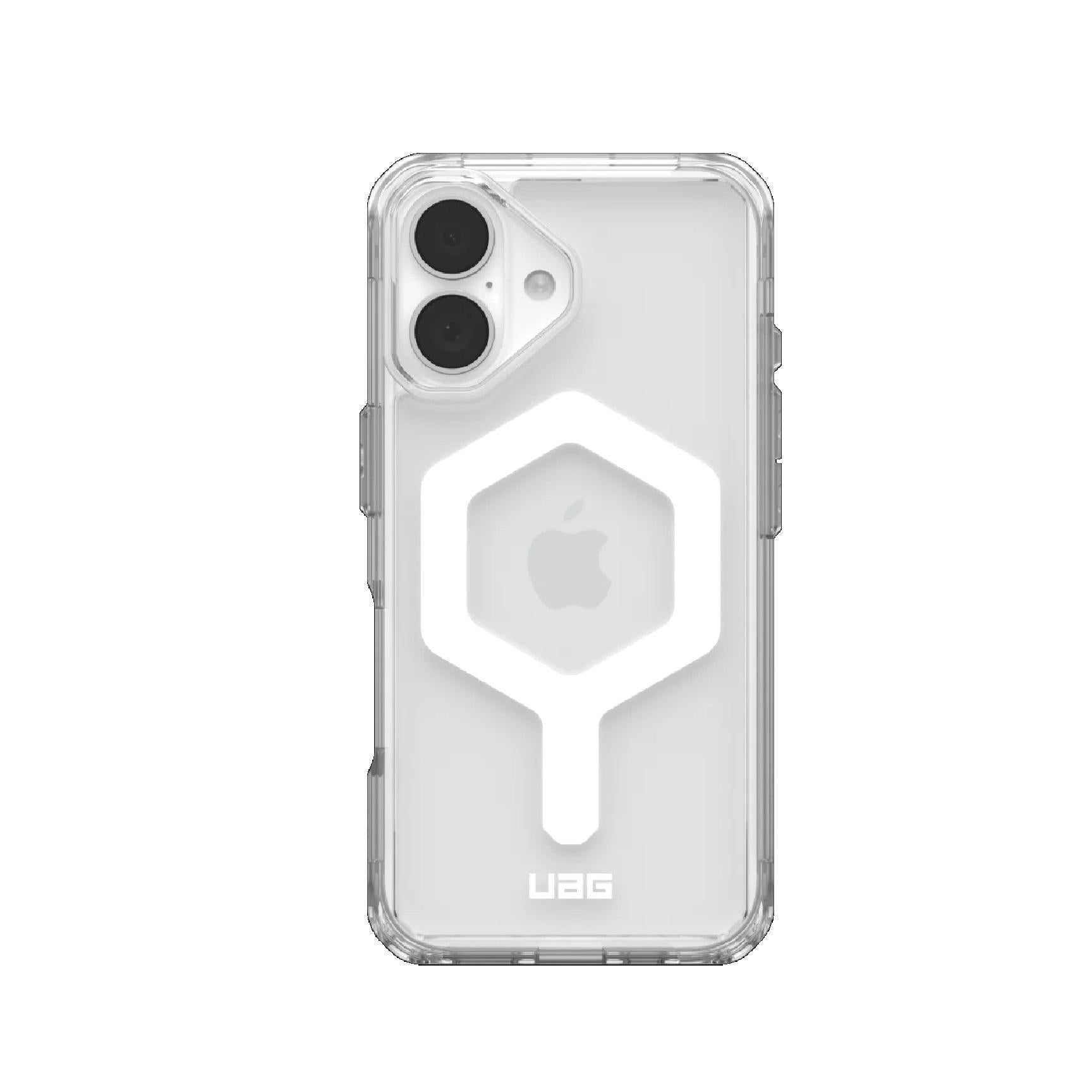 UAG Plyo MagSafe Apple iPhone 16 Plus 6.7 Ice White Rugged Case 16ft Drop Protection