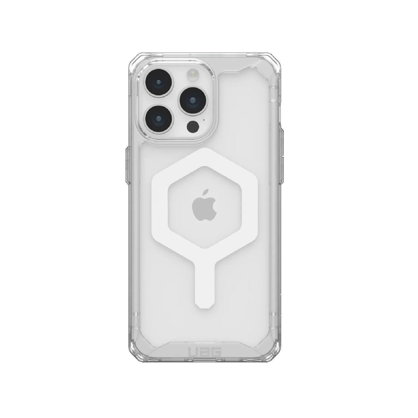 UAG Plyo MagSafe iPhone 15 Pro Max 6.7" Rugged Case Ice/White