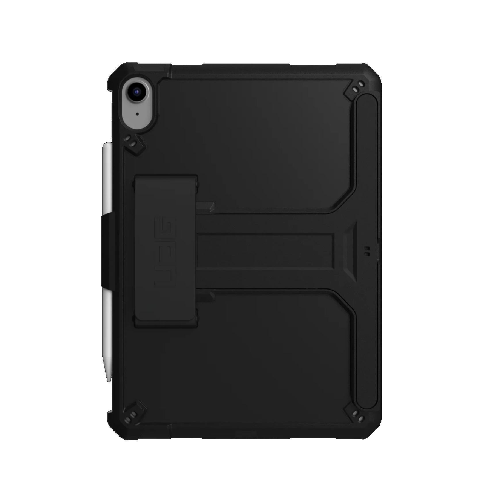 UAG Scout Apple iPad 11" A16 10th Gen Rugged Case Black Dropout Protection Kickstand Handstrap