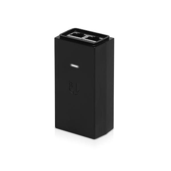 Ubiquiti 12W 24VDC PoE Injector with Surge Protection Black