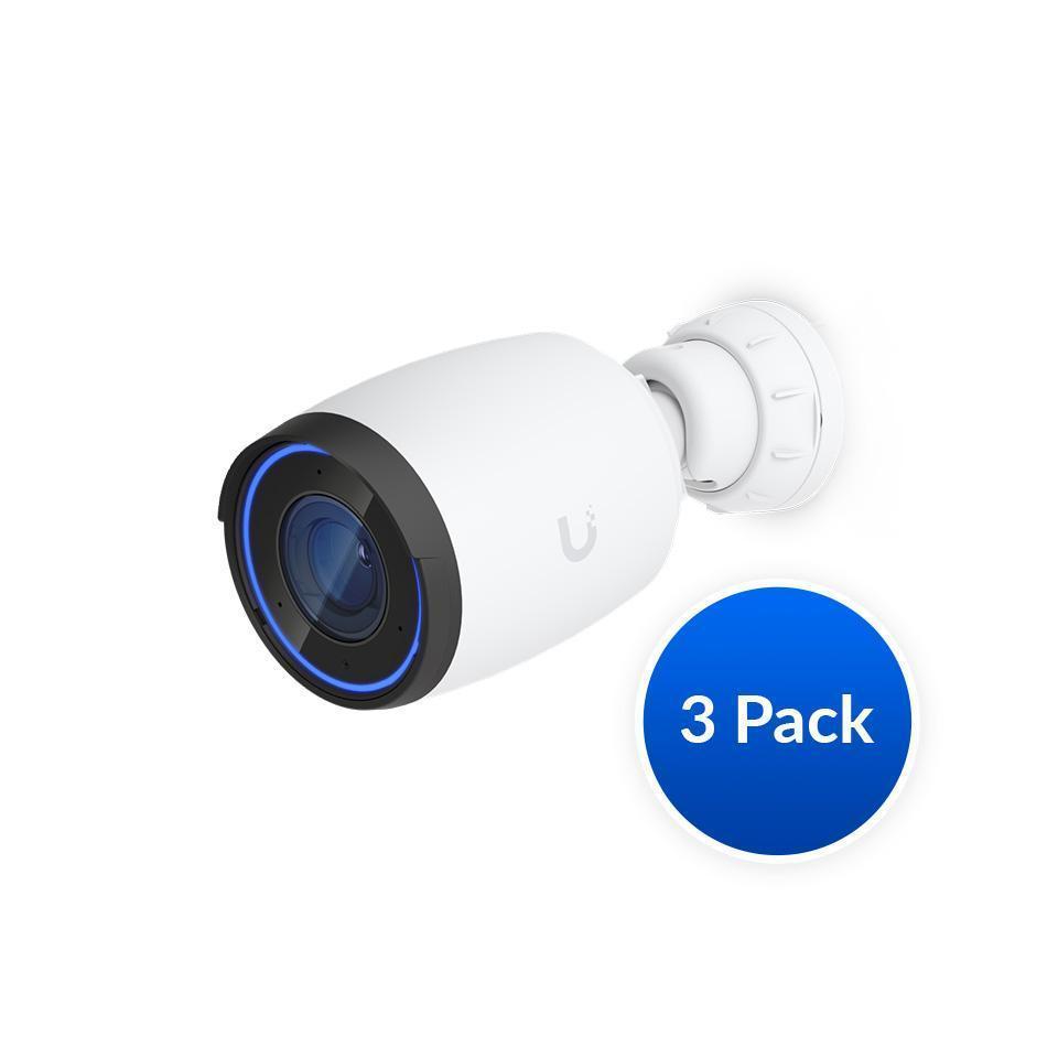 Ubiquiti AI Professional UniFi Protect Indoor/Outdoor 4K PoE Camera White 3 P...