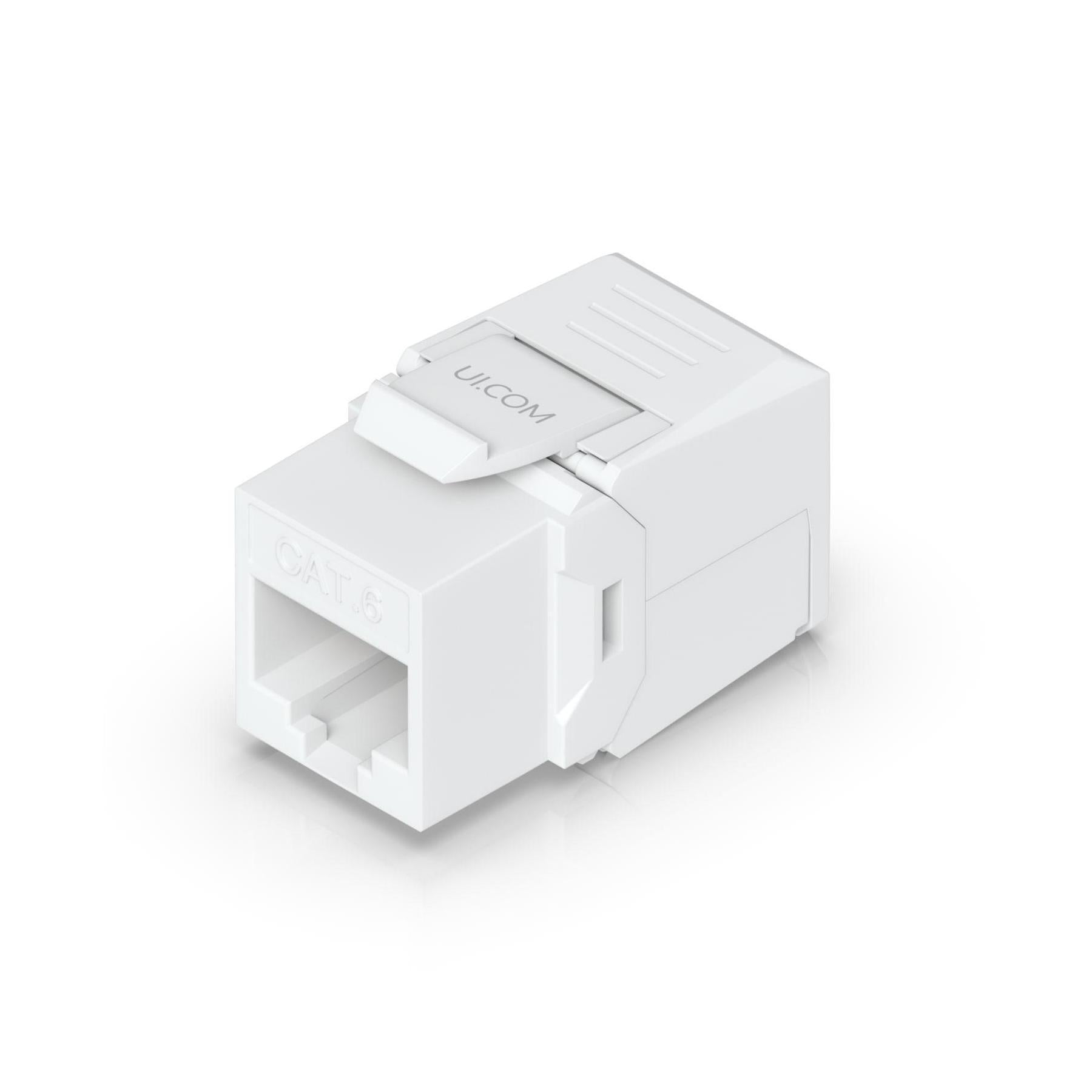 Ubiquiti Cat6 Toolless Keystone Jack 12-Pack White