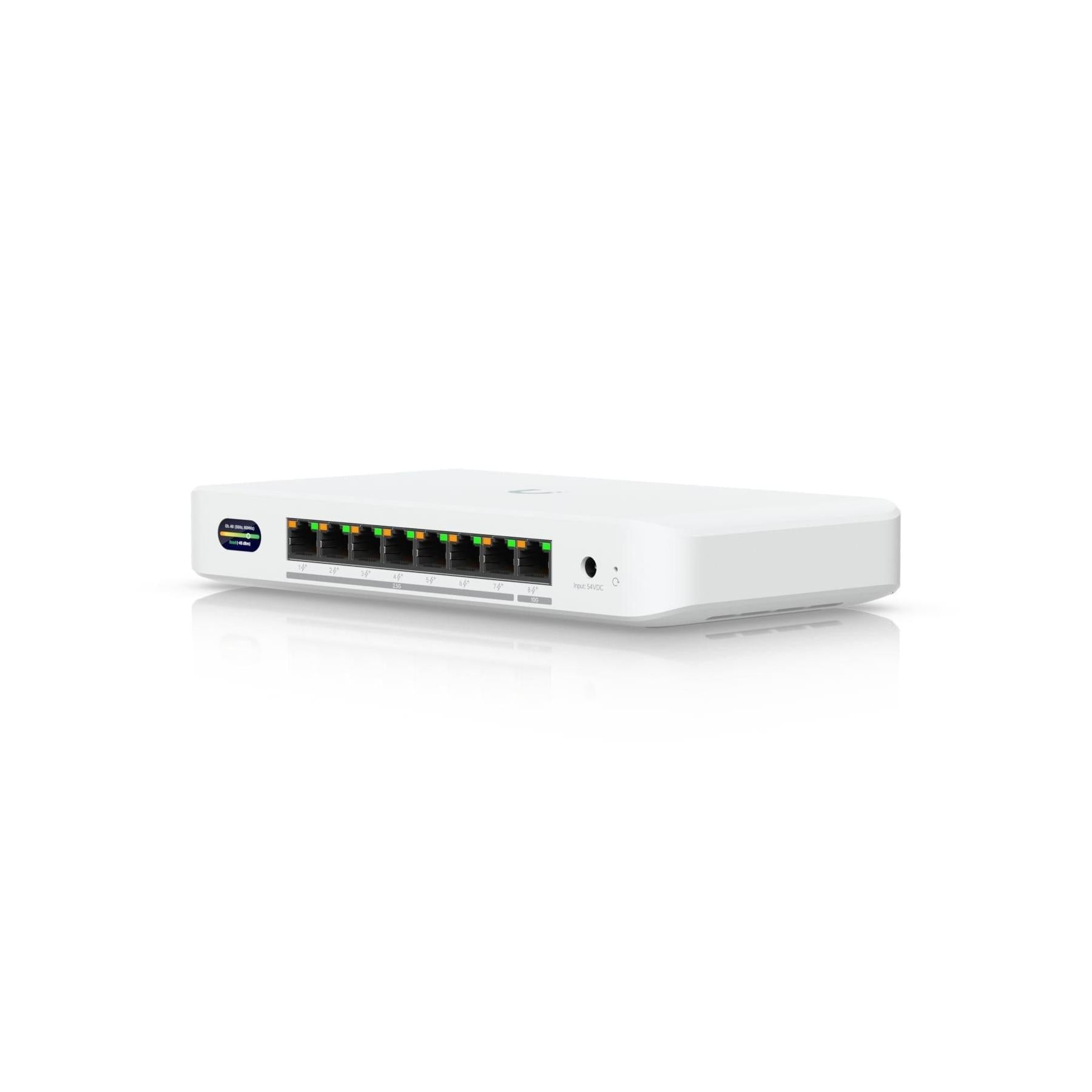 Ubiquiti Device Bridge Switch Compact PoE+ Switch* (1) 10 GbE Port (7) 2.5 Gb...
