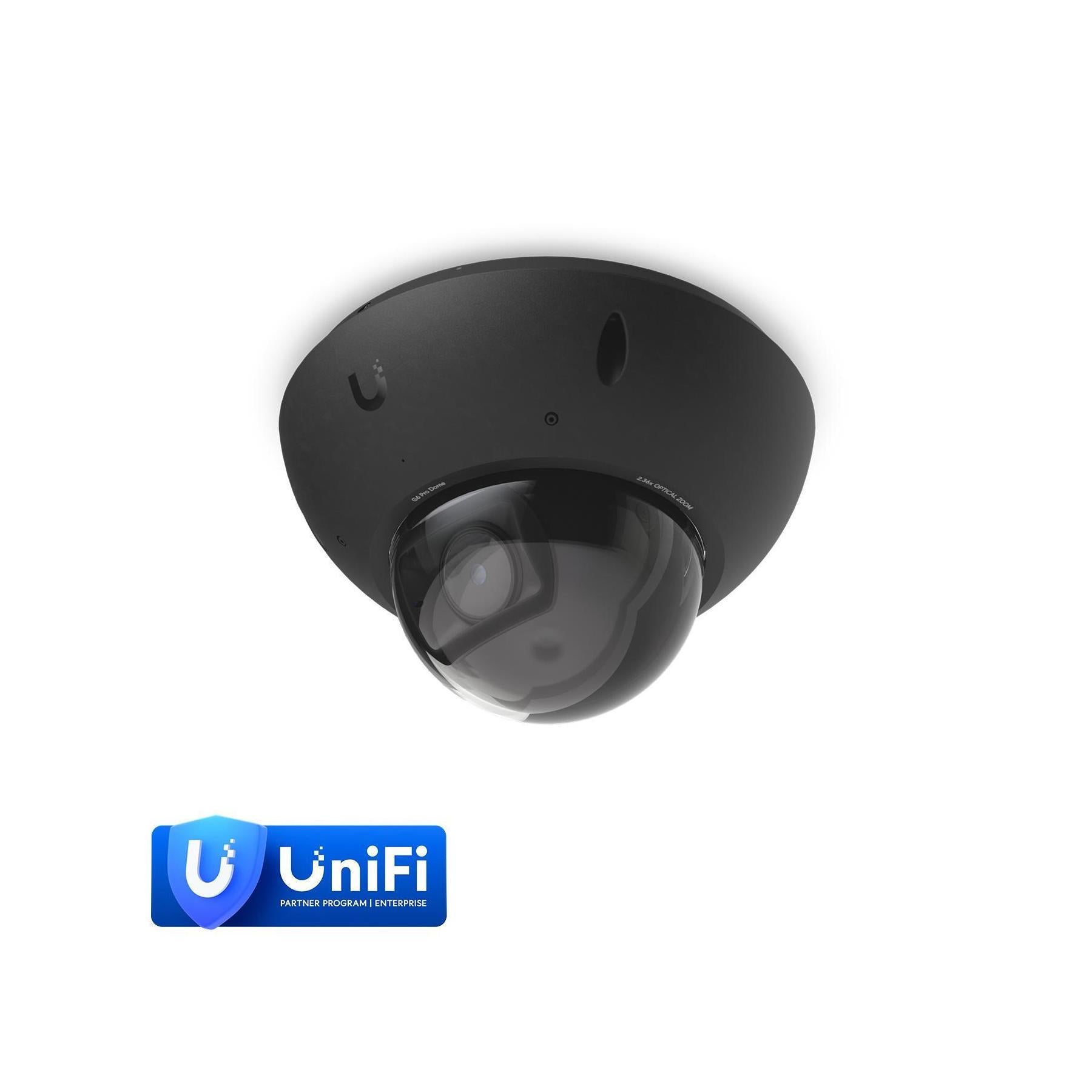 Ubiquiti G6 Pro Dome Black All-Weather Vandal-Proof 4K PoE+ Multi-TOPS AI 2.3...