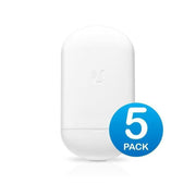 Ubiquiti NanoStationAC 5GHz AirMAX AC Radio 450+Mbps Throughput 5 Pack