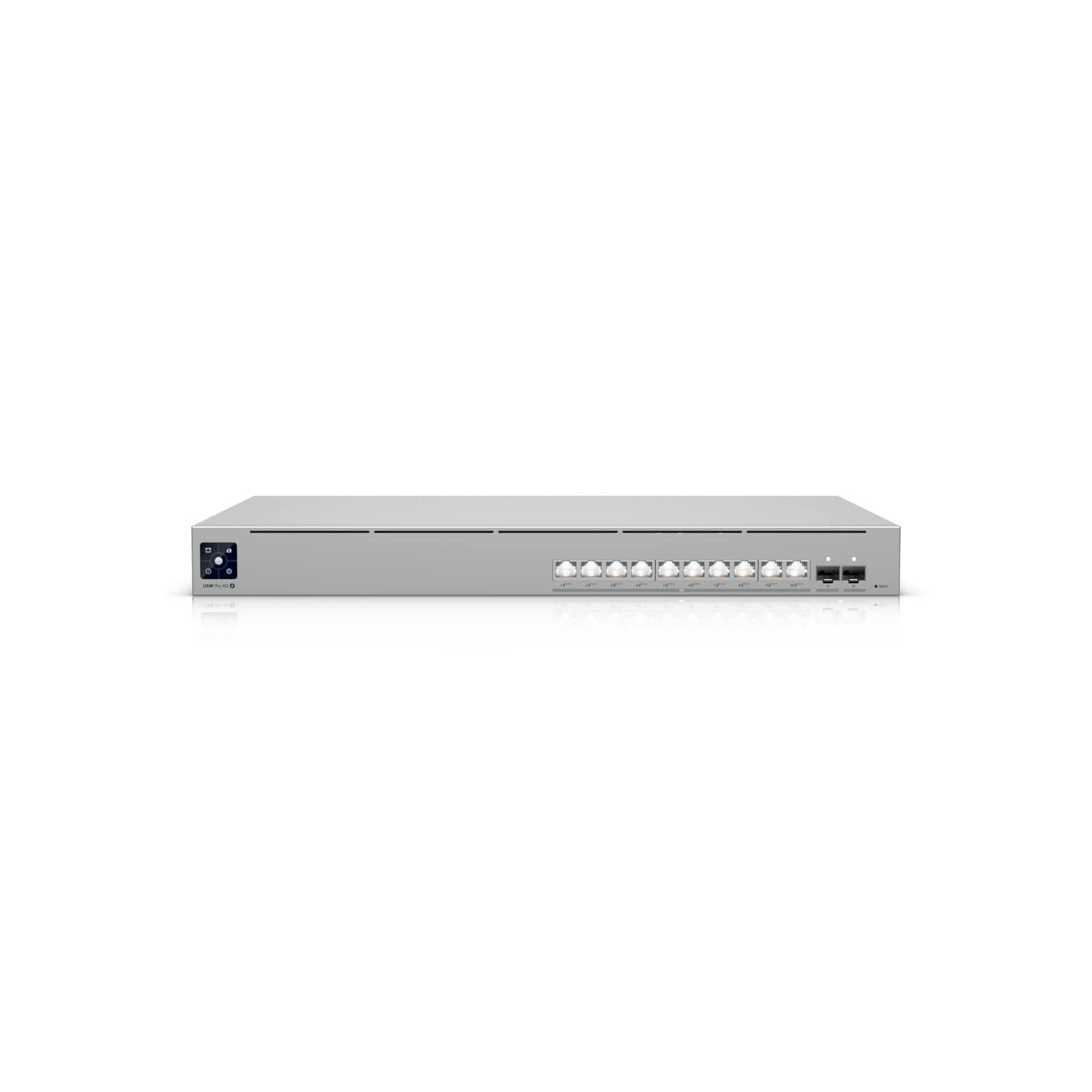 Ubiquiti Pro XG 10 PoE 1U Professional-grade 10-port Layer 3 Etherlighting Po...
