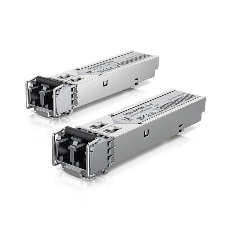 Ubiquiti UFiber SFP Multi-Mode Fiber Module 2-Pack 1.25Gbps 550m