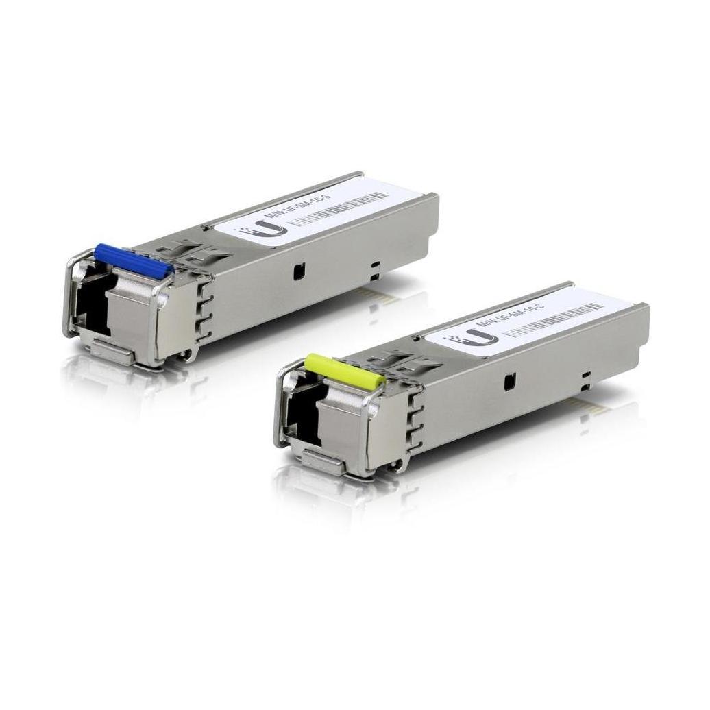 Ubiquiti UFiber1 2-Pack Gbps BiDi Single-Mode SFP Module Up to 3km Simplex LCConnector