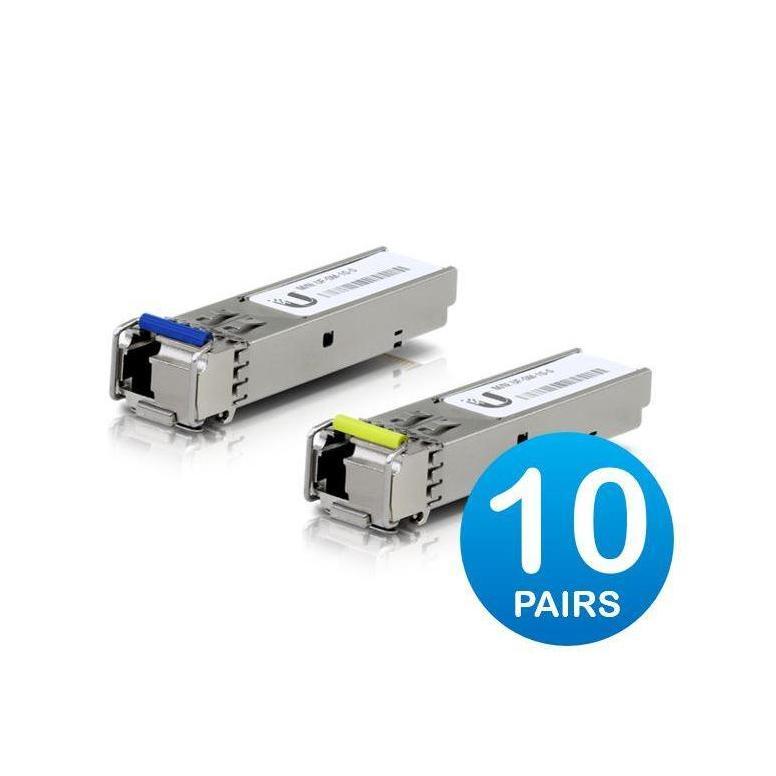 Ubiquiti UFiber1 20-Pack Gbps Simplex SFP Module Up to 3km