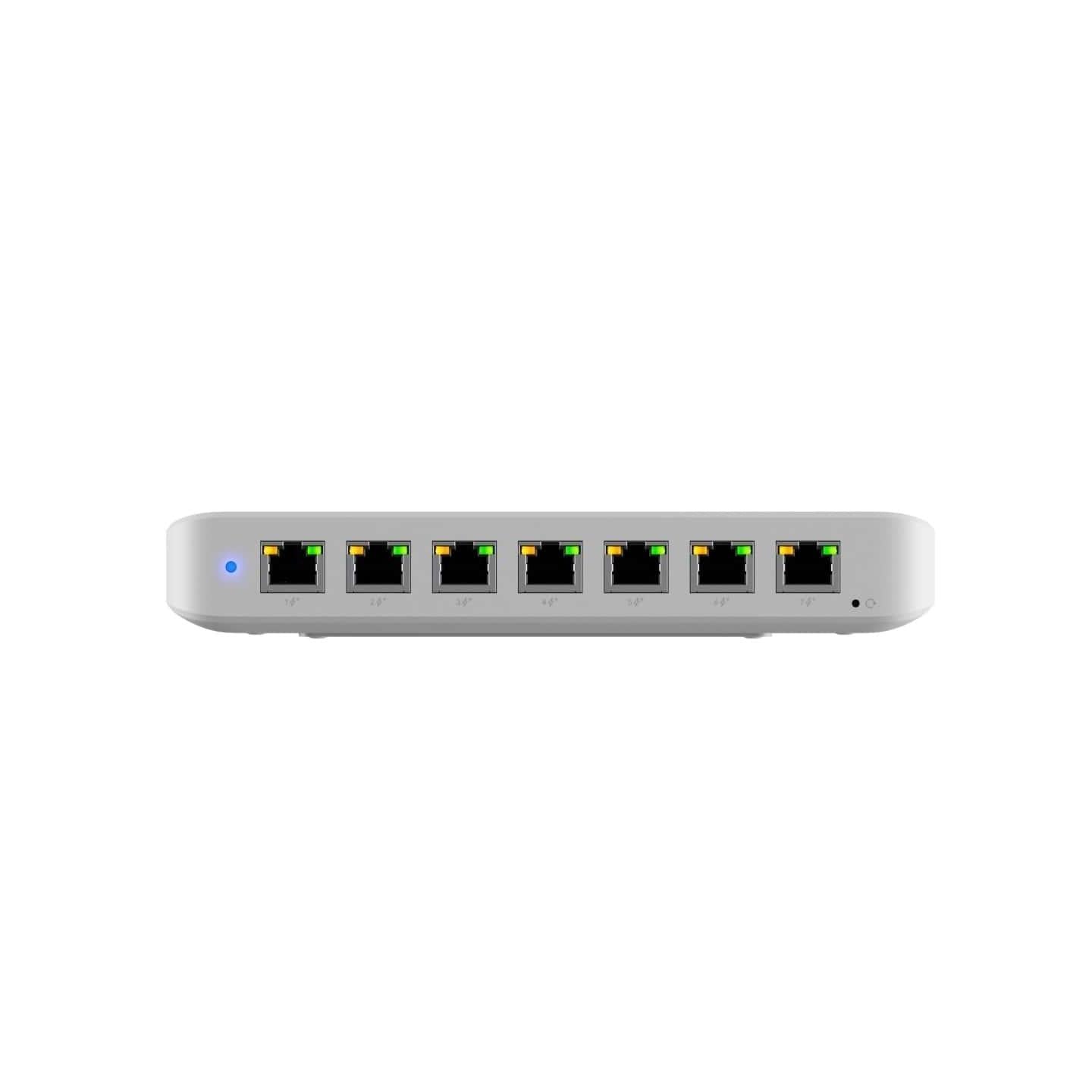 Ubiquiti Ultra 210W Compact 8-Port Layer 2 GbE PoE Switch 7x PoE+ 1x GbE Port