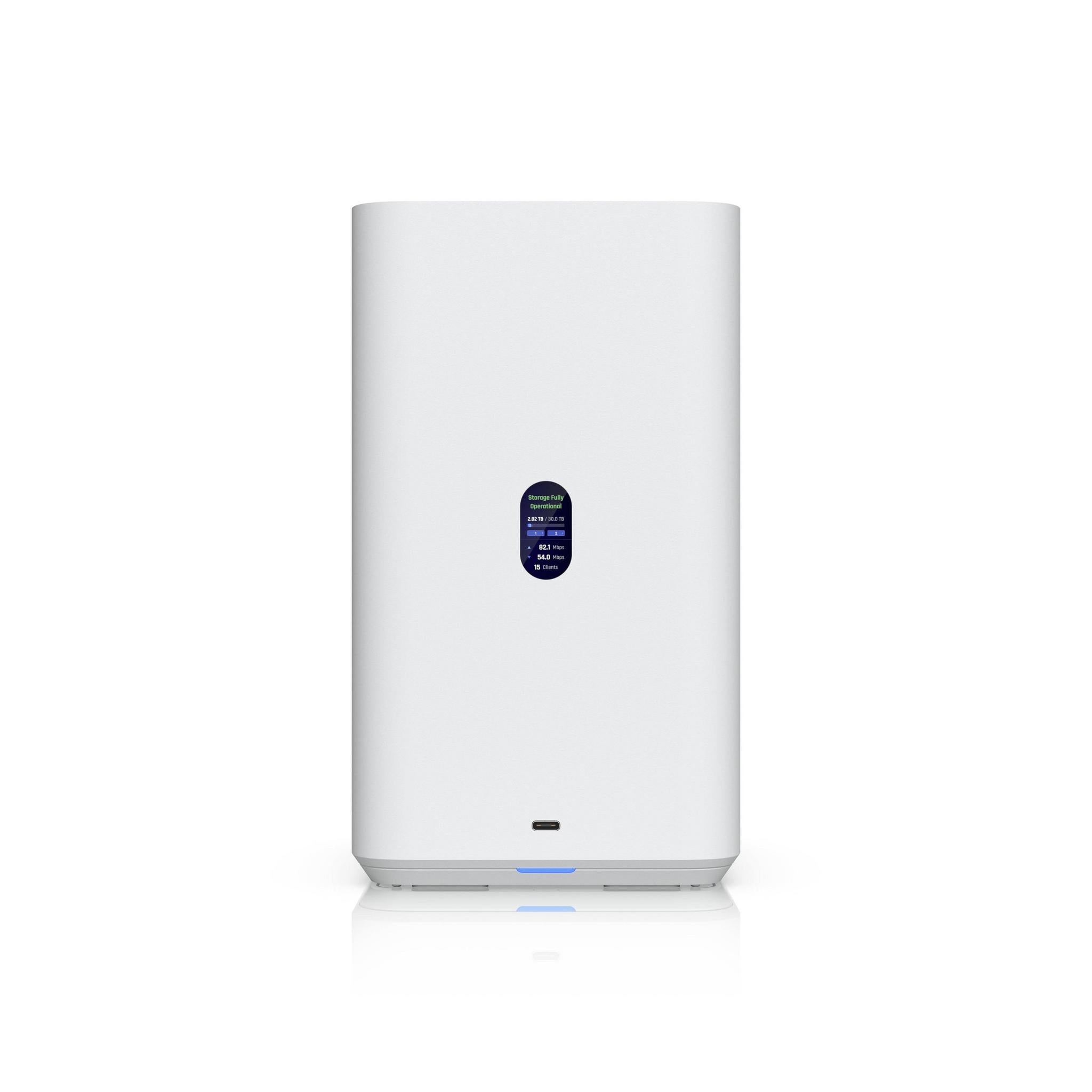 Ubiquiti UNAS 2 White UniFi Network Attached Storage (2) 3.5" HDD Bays 2.5 Gb...