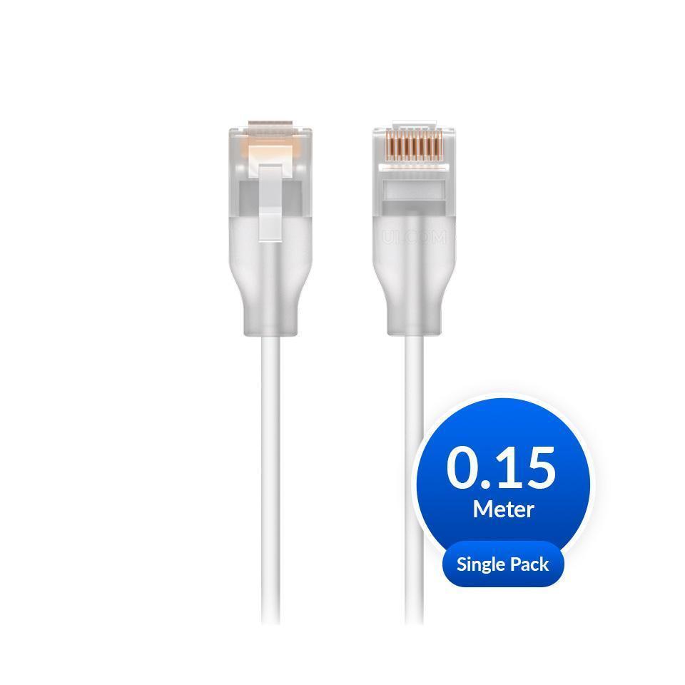 Ubiquiti UniFi EtherLighting Patch Cable 0.15M White/Translucent