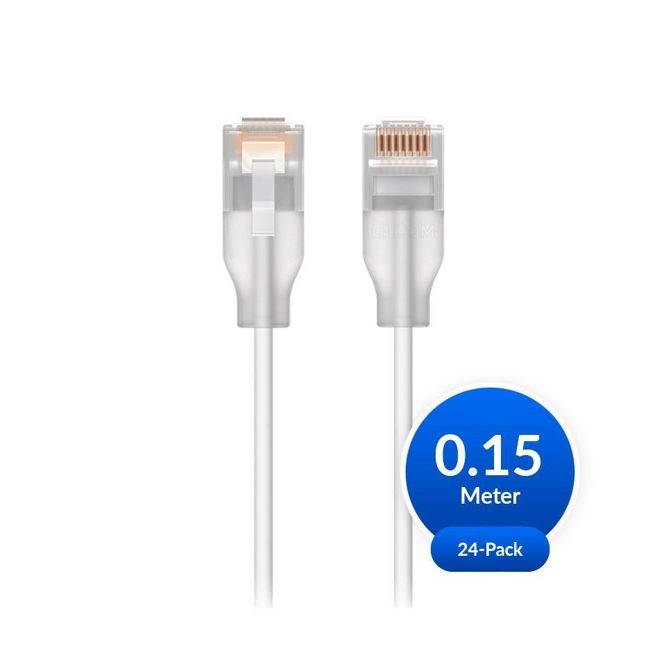 Ubiquiti UniFi EtherLightning Patch Cable 0.15M White/Translucent
