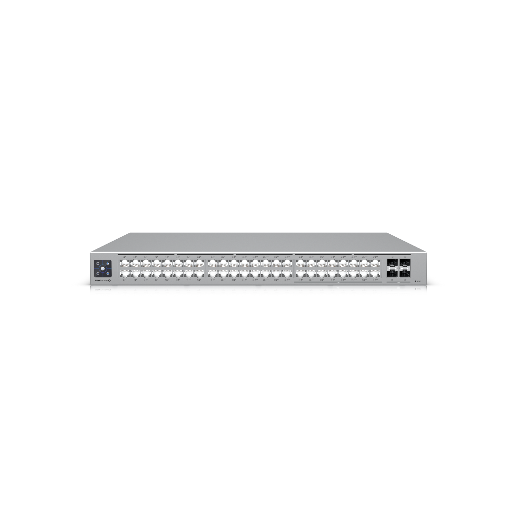 Ubiquiti UniFi Network Switch 48-Port POE 720W (16) 2.5 GbE ports 8 PoE+ 8 Po...