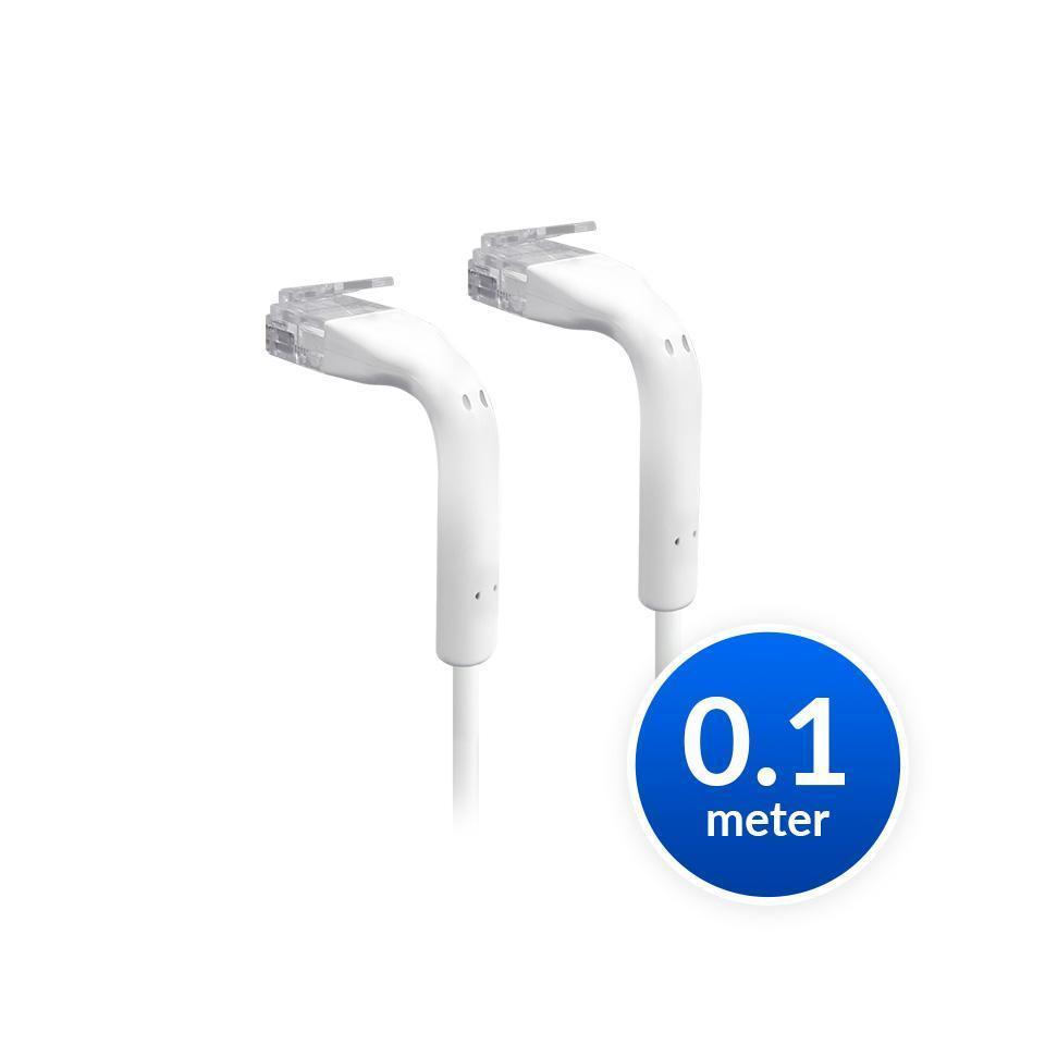 Ubiquiti UniFi Patch Cable 0.1m White Cat6 Ultra-Thin Bendable RJ45