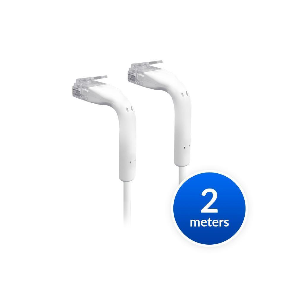 Ubiquiti UniFi Patch Cable 2m White Cat6 Bendable RJ45