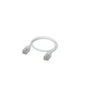 Ubiquiti UniFi Premium Patch Cable 0.3M White Ultra-Thin Braided 10GbE