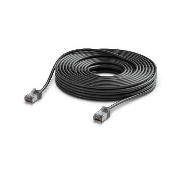 Ubiquiti UniFi Premium Patch Cable Outdoor 15M Black Ultra-Thin Rugged Shield...