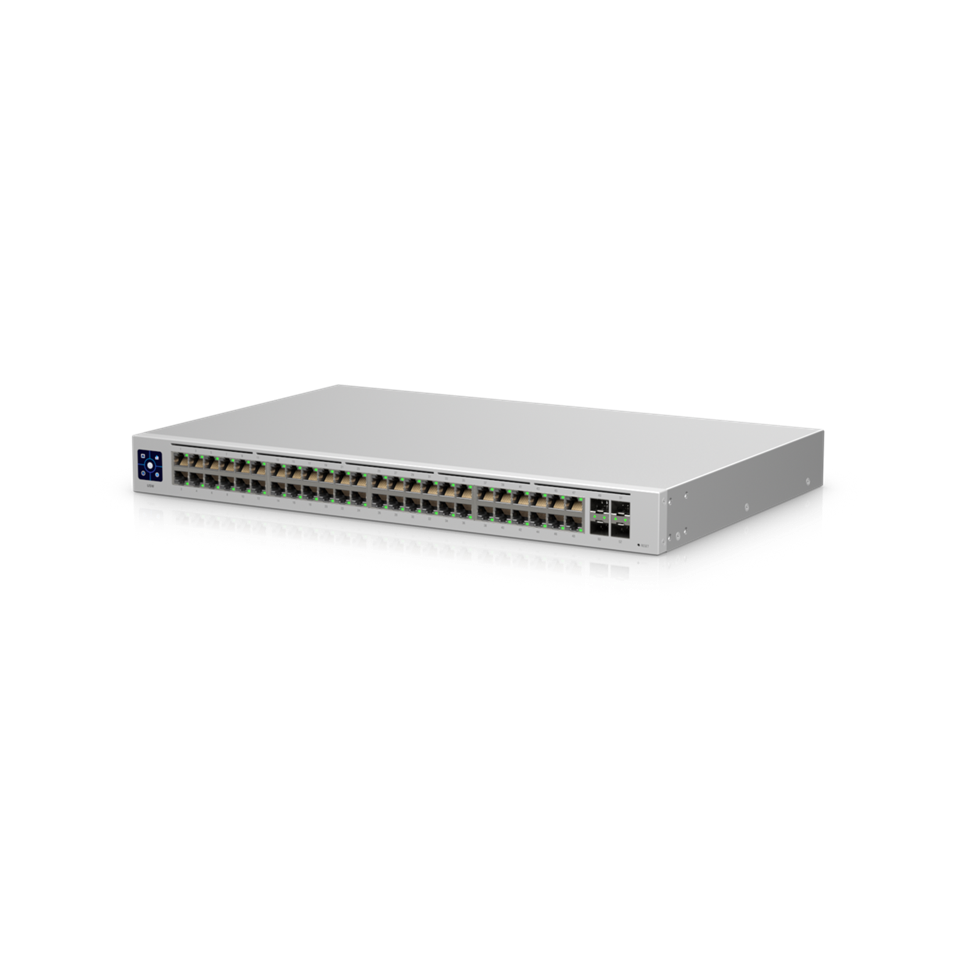 Ubiquiti UniFi USW-48 48-Port Managed Gigabit Layer2 Switch 48x Ethernet 4x SFP Touch Display