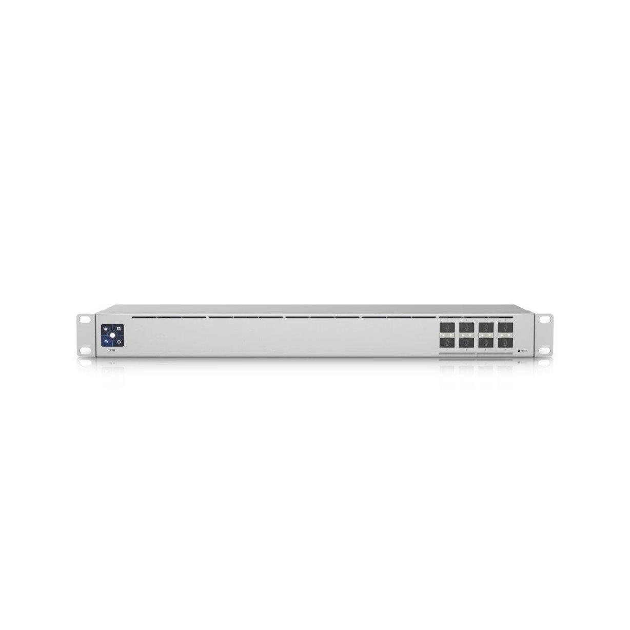 Ubiquiti UniFi USW-Aggregation 8-Port 10G SFP+ Layer 2 Switch Fanless 1U Rackmount