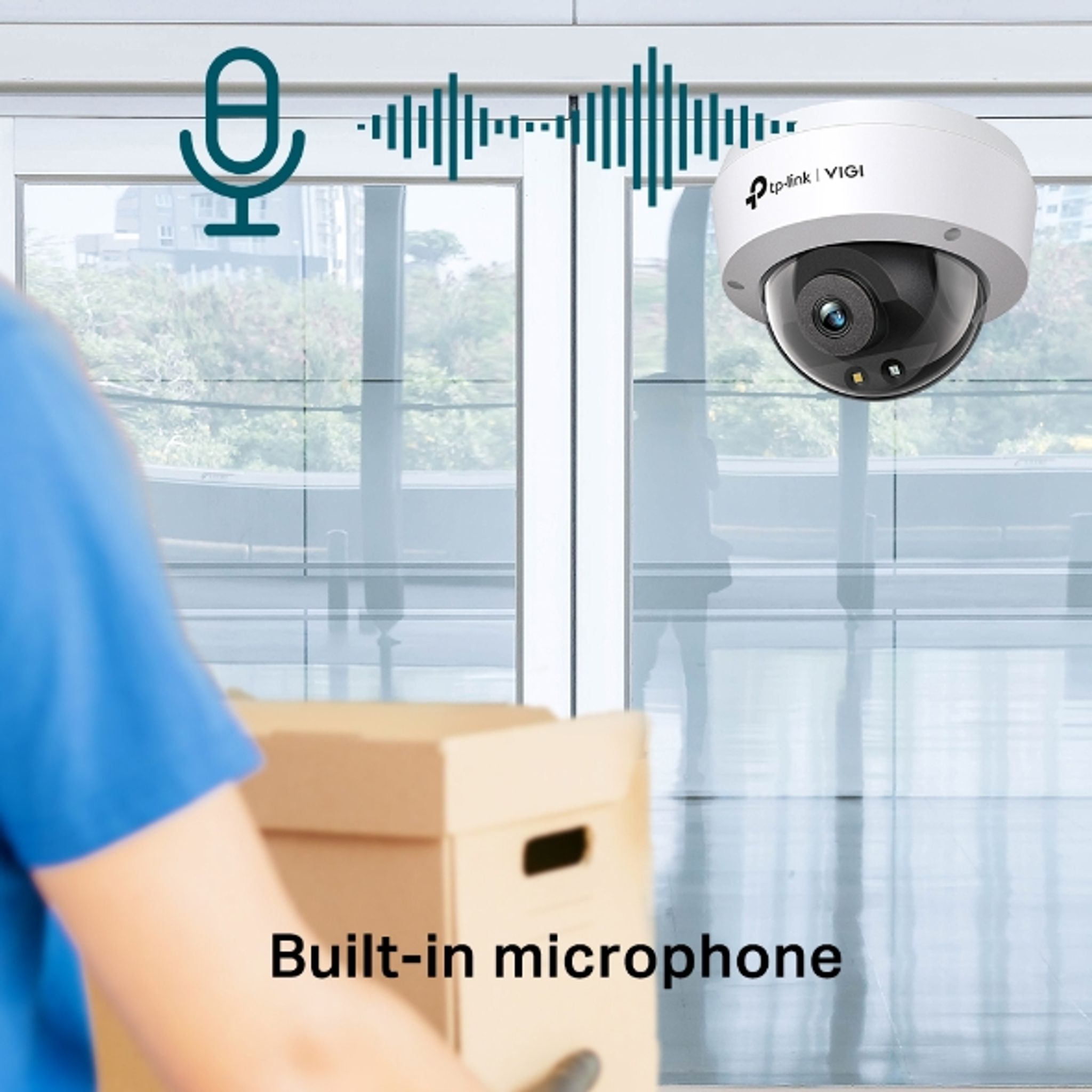TP-Link VIGI 4MP C240 4mm Lens Full-Colour Dome Network Camera Smart Detection tl:e0b27f5d