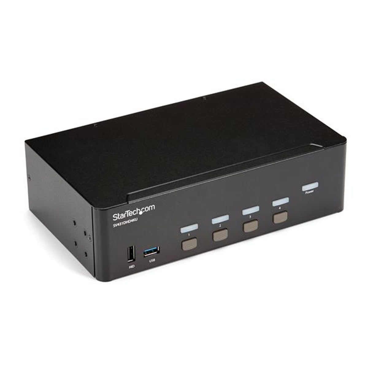 StarTech.com SV431DHD4KU 4-Port HDMI KVM Switch 4K 30Hz with Audio & USB Hub
