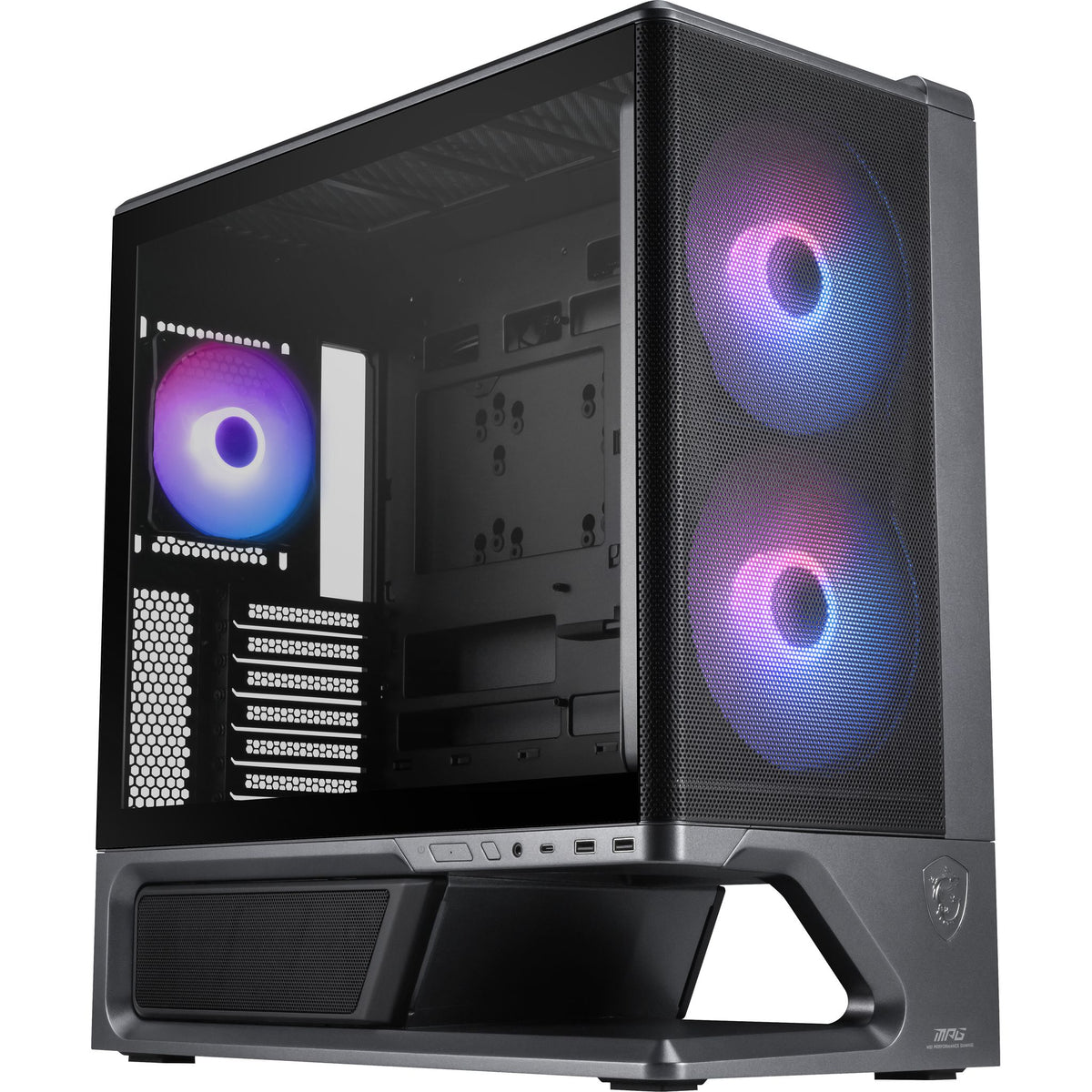 MSI ATX Mid Tower Modular Mesh 2x160mm ARGB Front 1x120mm ARGB Rear Max Airflow