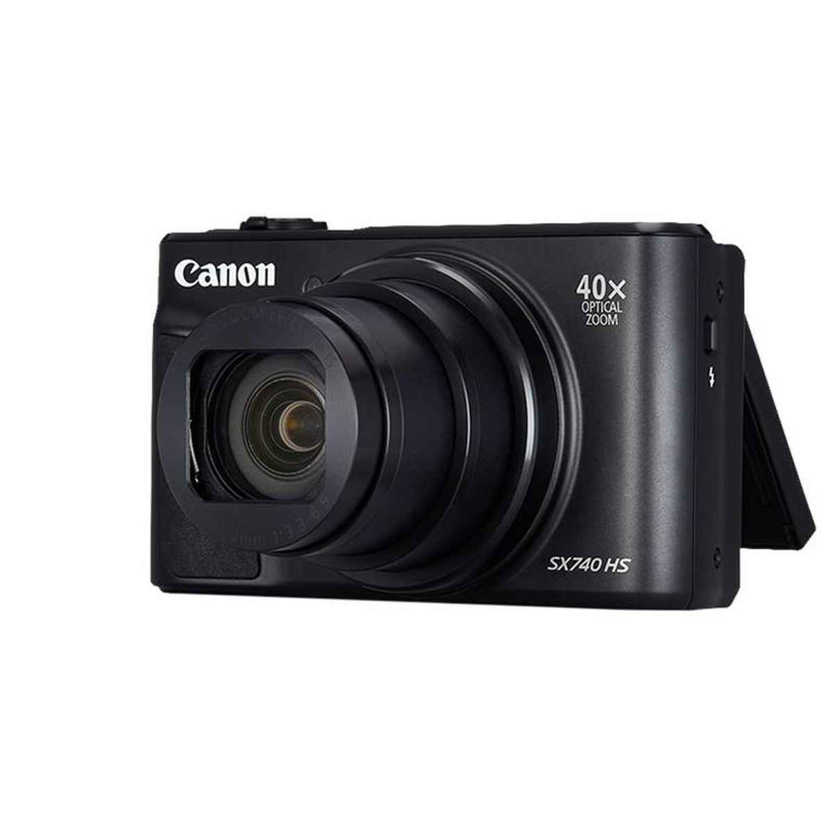 Canon PowerShot SX740 HS 20.3 Megapixel Compact Camera - Black - 1/2.3" Sensor