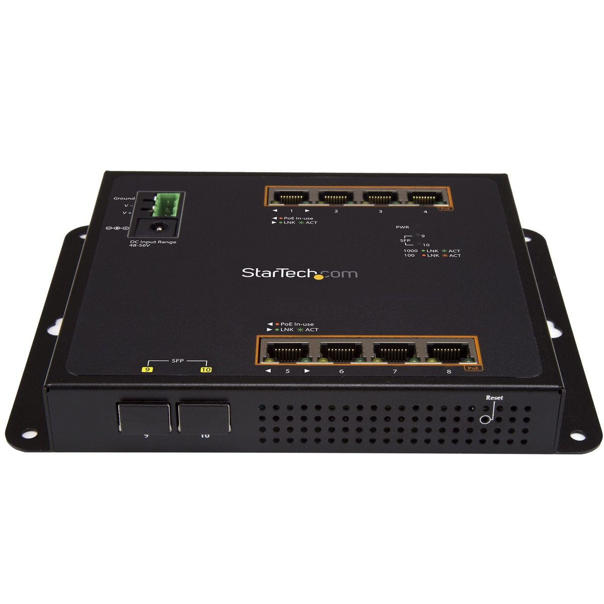 StarTech.com 8 Port Manageable Gigabit Ethernet Switch 10/100/1000Base-T
