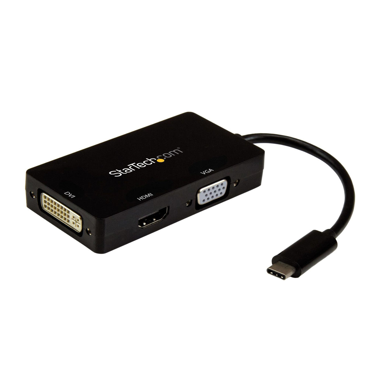 StarTech.com USB-C Multiport Adapter VGA DVI HDMI 4K 30Hz CDPVGDVHDBP