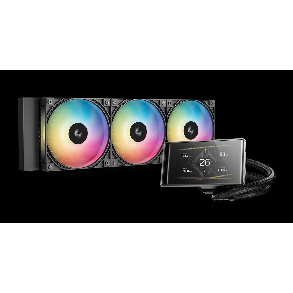 DeepCool LT360 VISION ARGB Liquid Cooler 4.5" Ultrawide LCD Intel LGA1851 AM5 tl:84030175