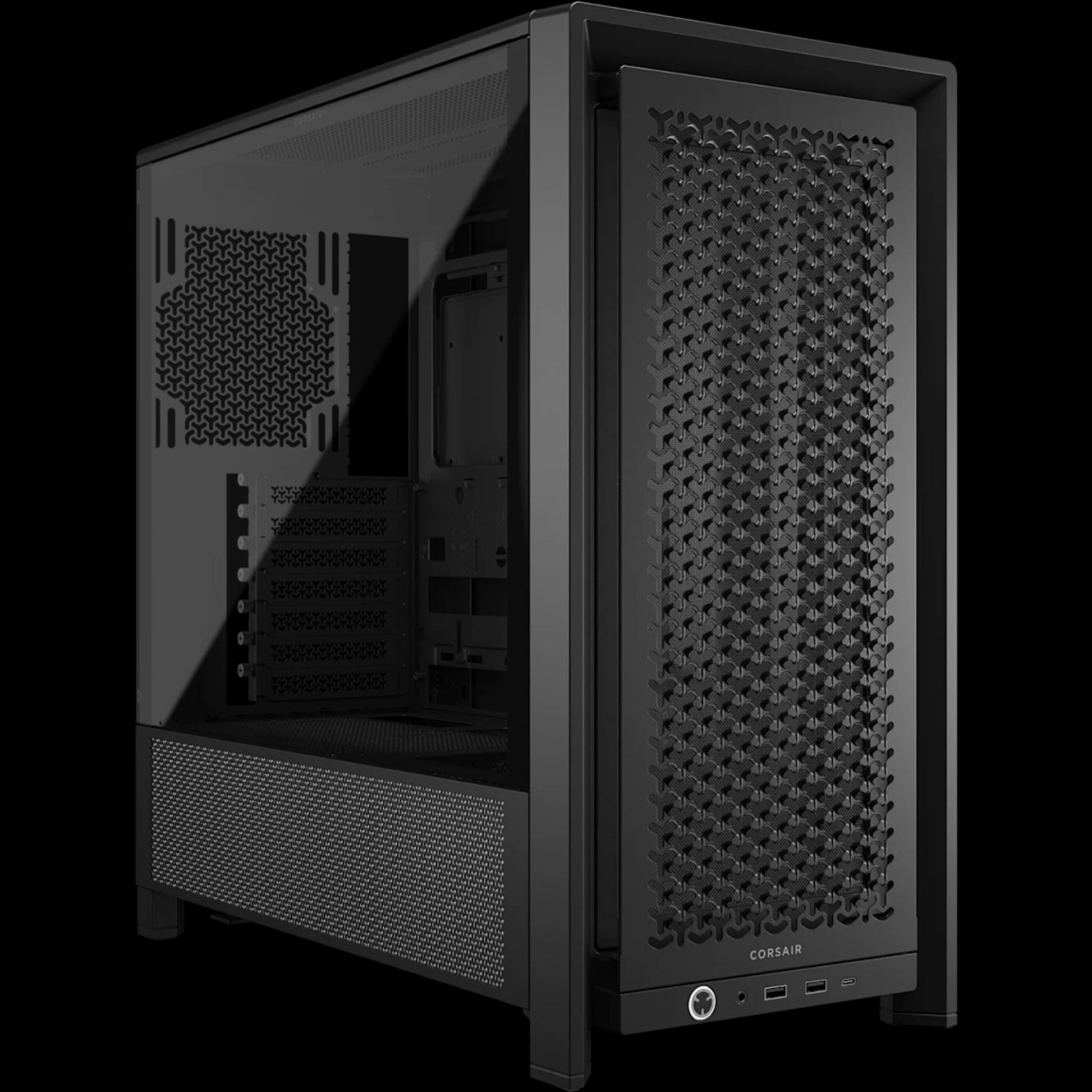Corsair FRAME 4000D Modular Mid-Tower ATX Case 430MM GPU 170MM CPU Cooler 360MM RAD USB-C tl:c96ac042