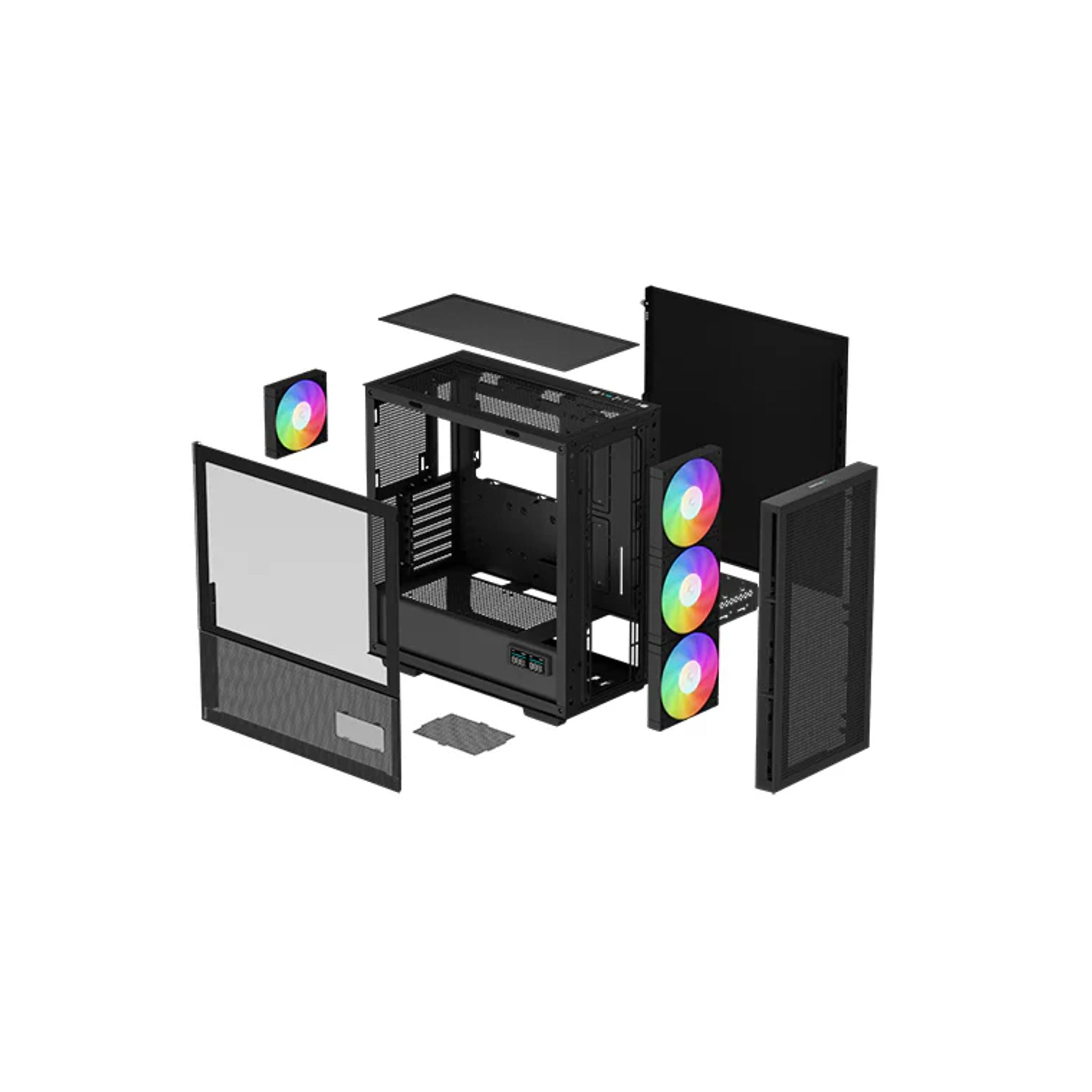 DEEPCOOL CH560 DIGITAL High Airflow Mid-Tower ATX Case 3 x 140mm ARGB Fans USB3.0 tl:195054cd