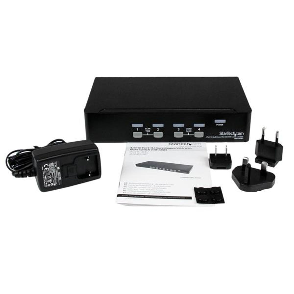 StarTech.com SV431DUSBU KVM Switchbox 4 Comp 1 User 1920x1440 2 USB VGA