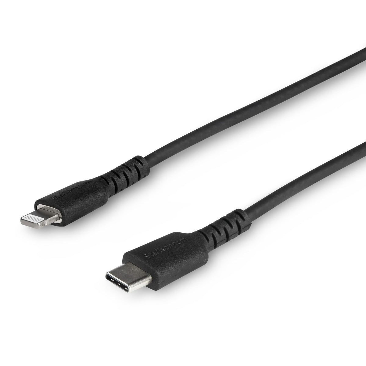 StarTech.com 1m Durable USB-C to Lightning Cable Rugged MFi Certified Black