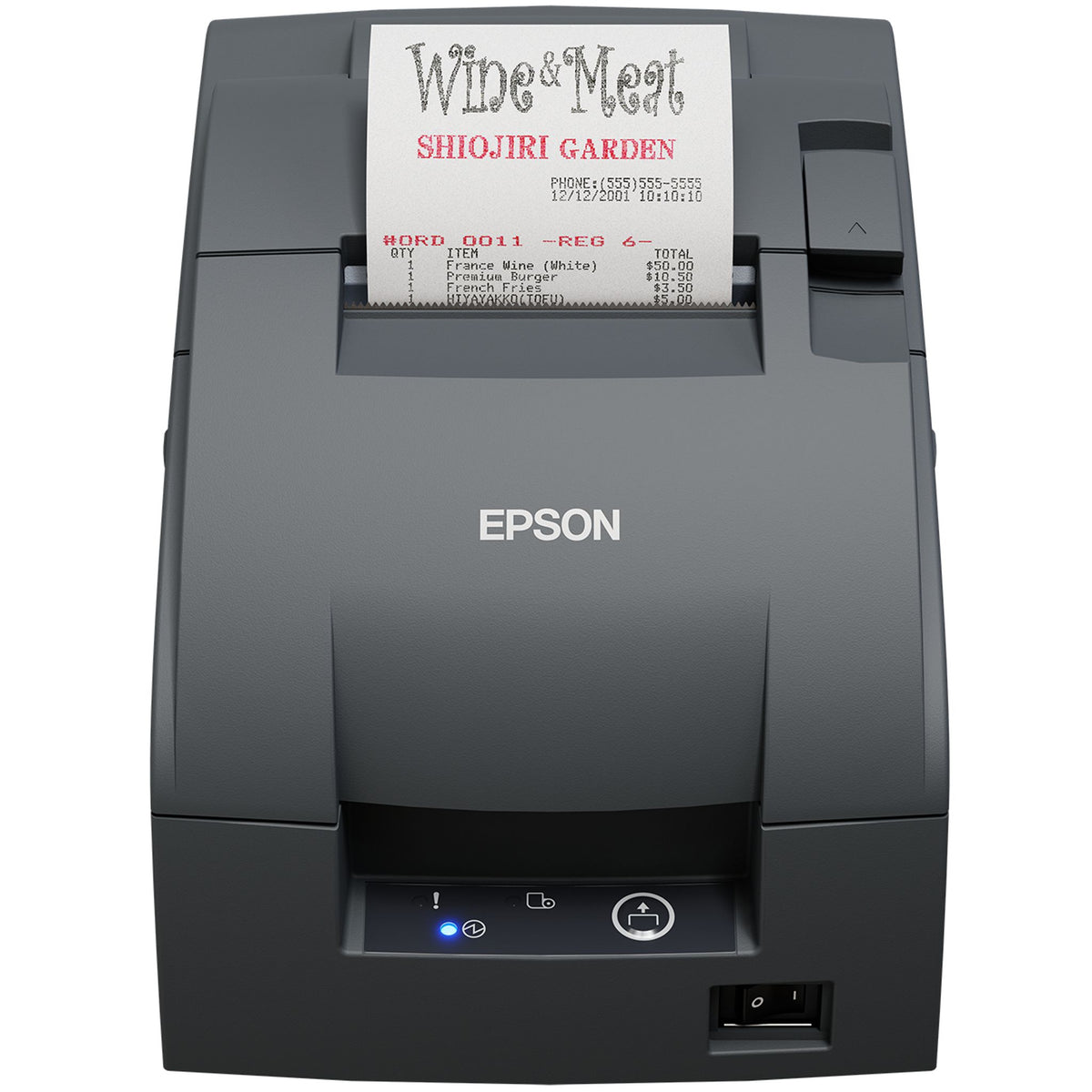 Epson TM-U220IIB Ethernet Dot Matrix Receipt Printer Auto Cutter