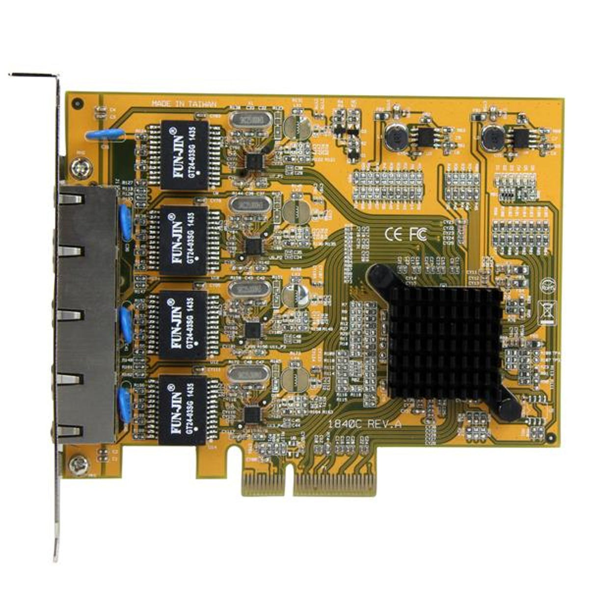 StarTech.com Gigabit Ethernet Card PCI Express x4 4Port 10/100/1000Base-T