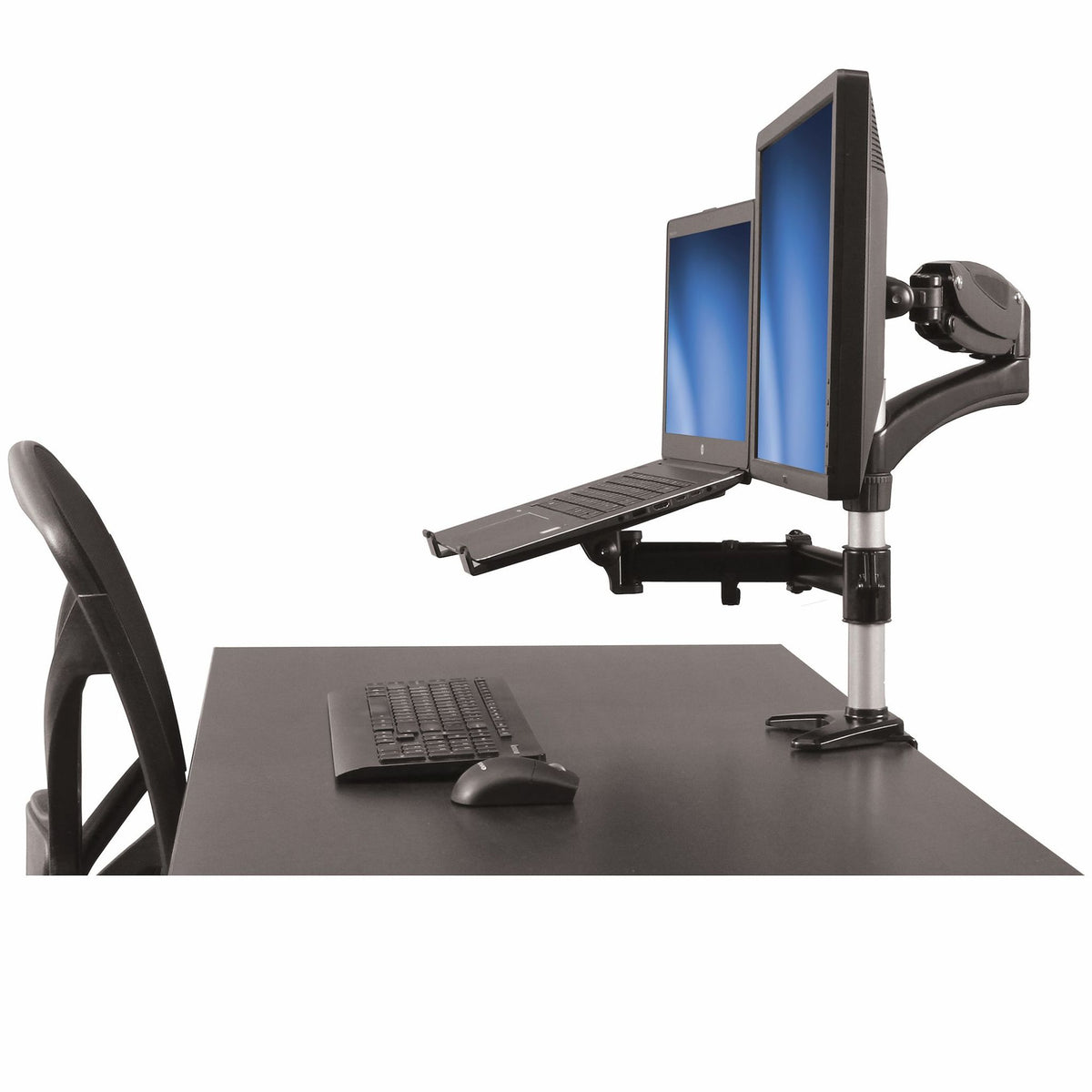 StarTech.com Articulating Laptop Monitor Stand 27" VESA Aluminium Mount