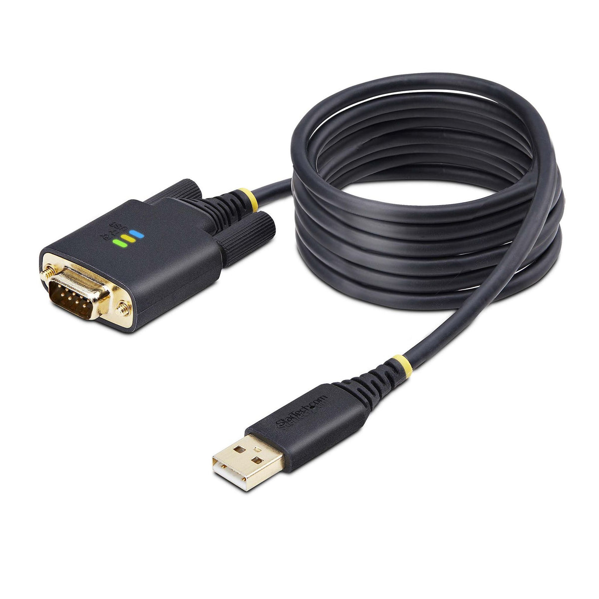 StarTech 2m USB to Serial Adapter Cable FTDI DB9 RS232 COM Retention