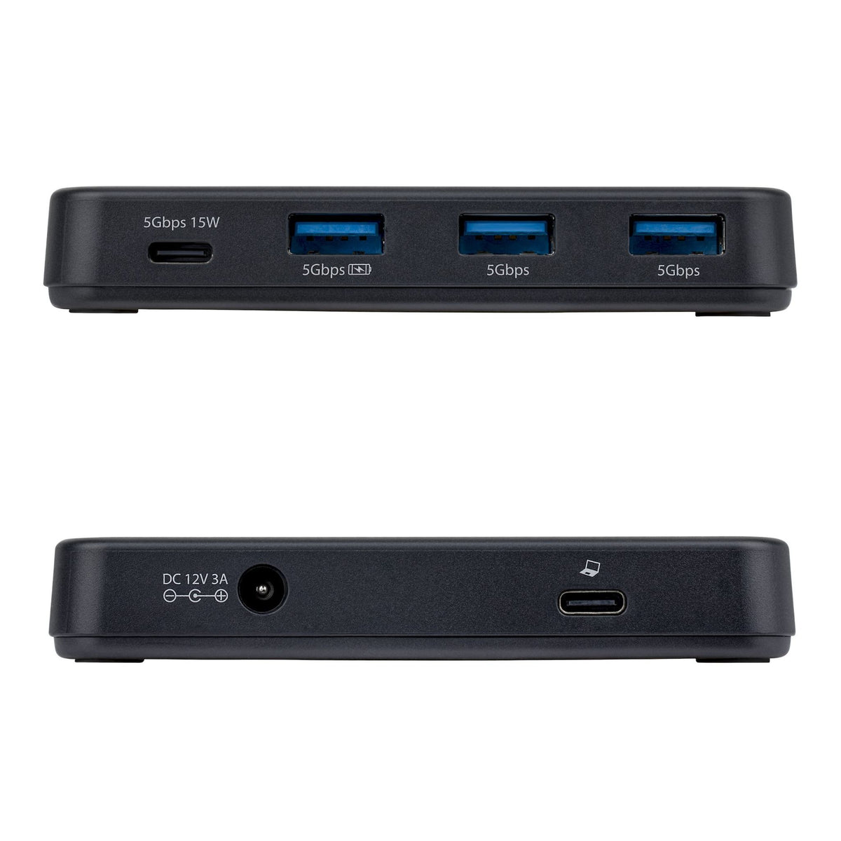 StarTech 4-Port USB-C & 3x USB-A Hub Self-Powered USB 3.0 5Gbps BC 1.2
