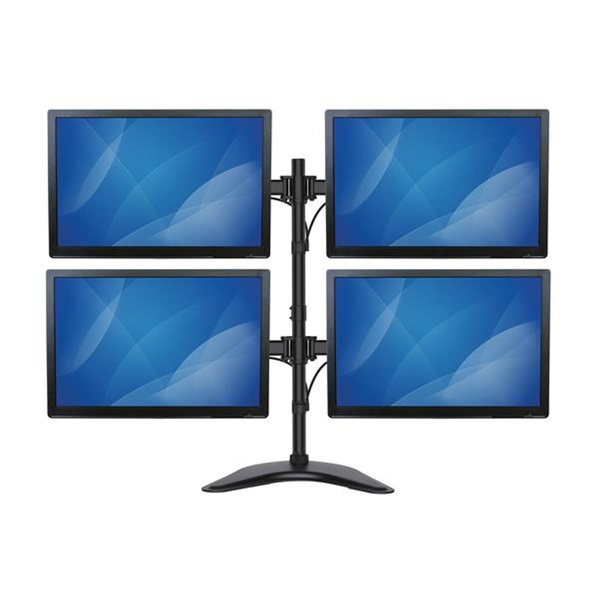 StarTech.com Quad Monitor Stand 27" 8kg VESA Steel Black