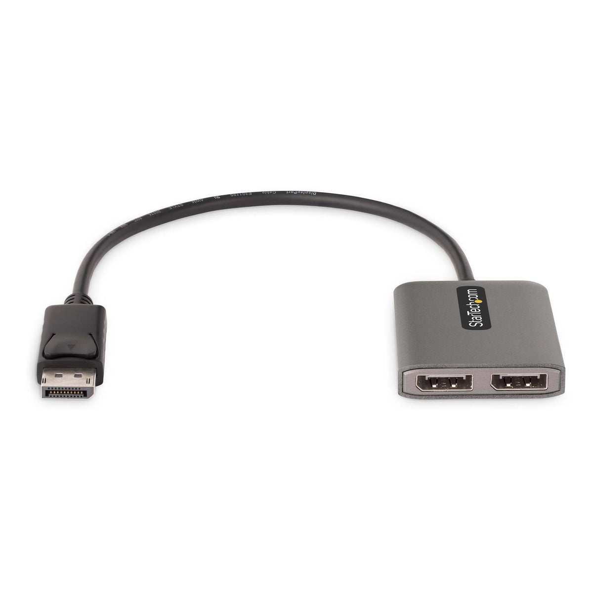 StarTech.com Dual-Monitor DisplayPort 1.4 Splitter 5K 60Hz DP to 2x DP Adapter