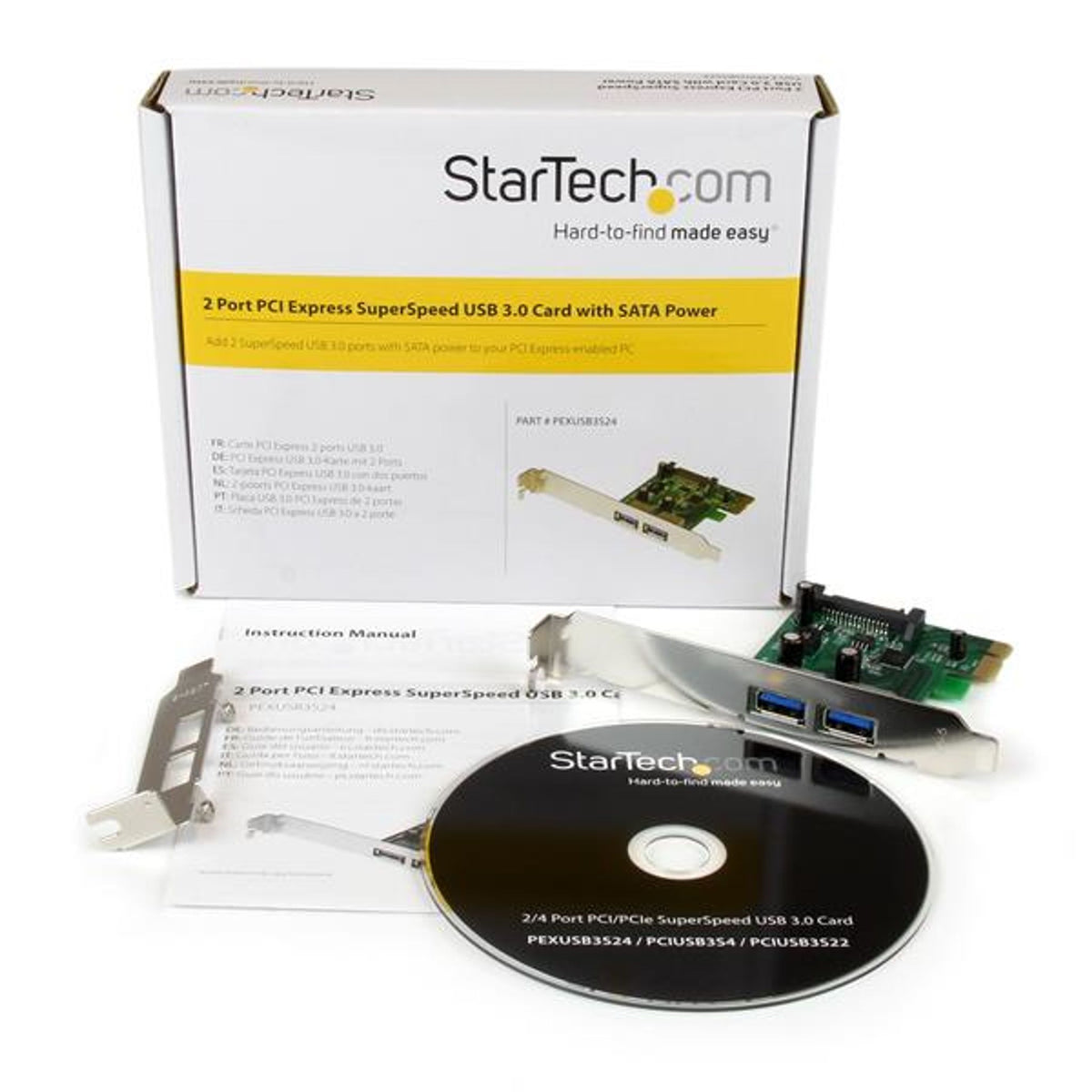 StarTech.com USB Adapter PCI Express 2x USB 3.0 Ports