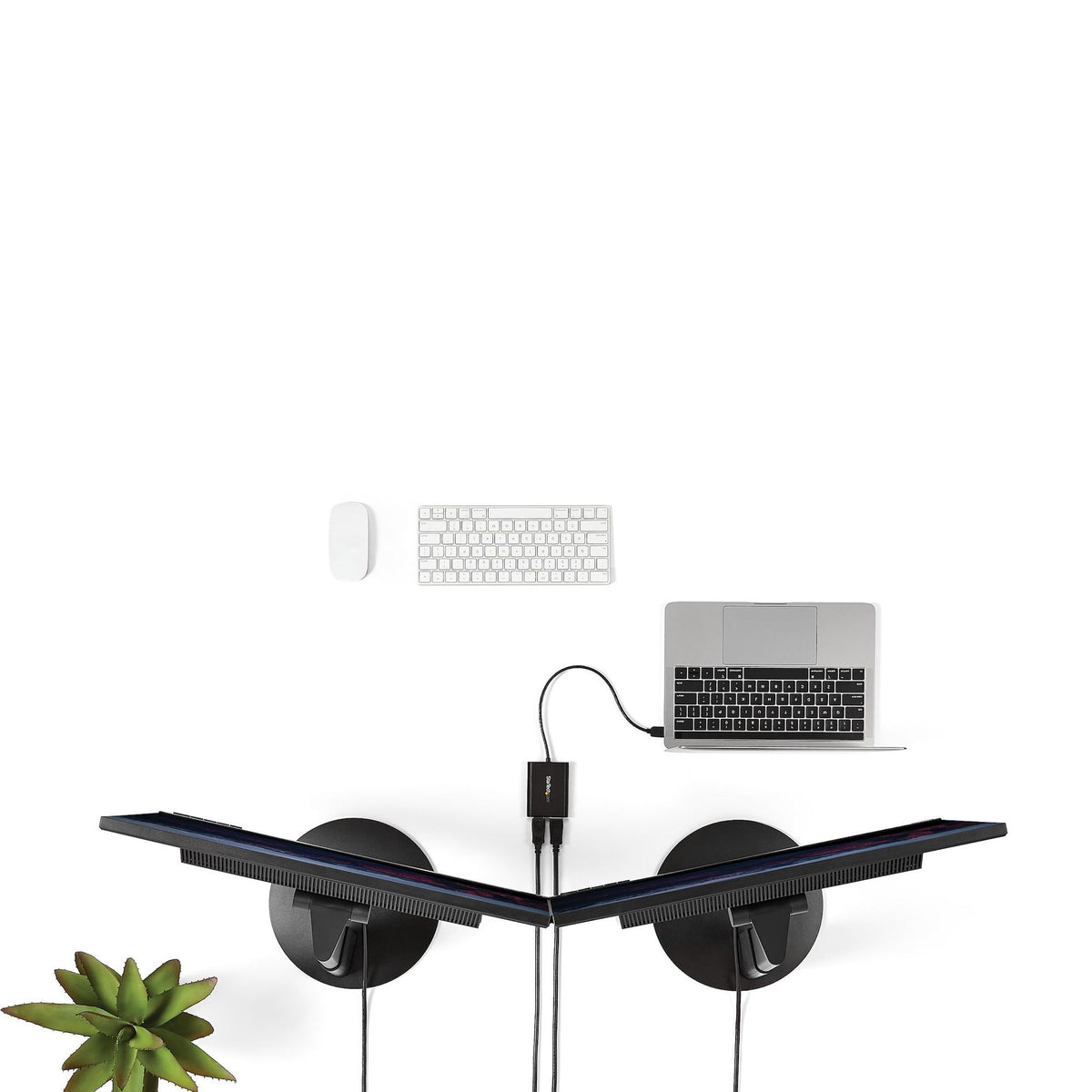 StarTech.com USB to Dual DisplayPort Adapter 4K 60Hz USB 3.0 Dual Monitor